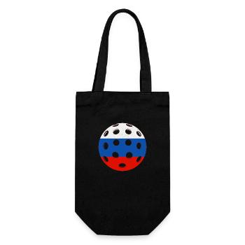 Pickleball Russland - Geschenkbeutel für Flaschen - Schwarz - Vorne