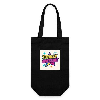 Totally Awesome – Star Power - Geschenkbeutel für Flaschen - Schwarz - Vorne