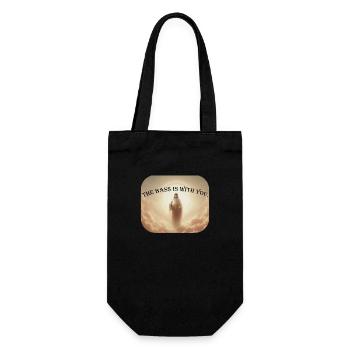 The Bass Is With You - Geschenkbeutel für Flaschen - Schwarz - Vorne