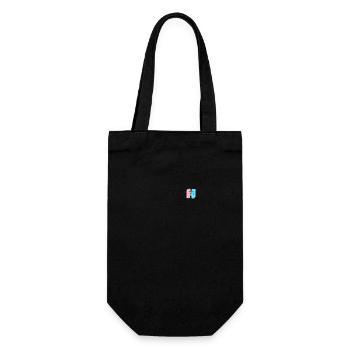 Amoureux Visages face à face, l’un en train de ple - Sac à bouteille - noir - Devant