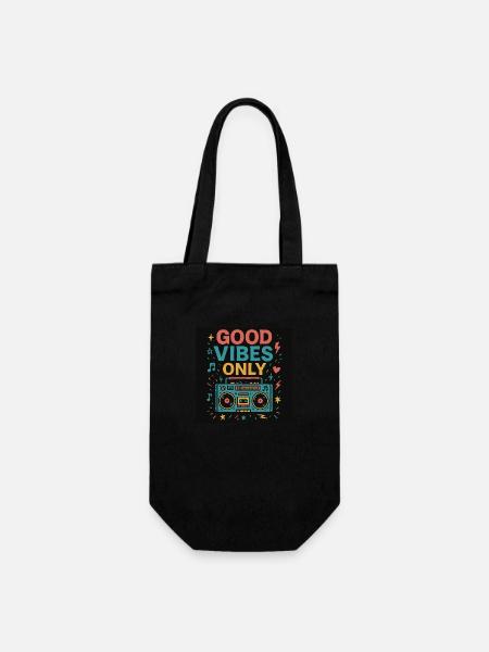 Vibes uniquement - Sac à bouteille - noir