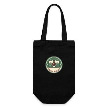 Film camera - Gift Bag for Bottles - black - Front