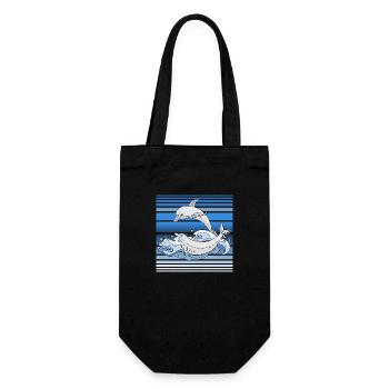 Dauphins - Sac à bouteille - noir - Devant