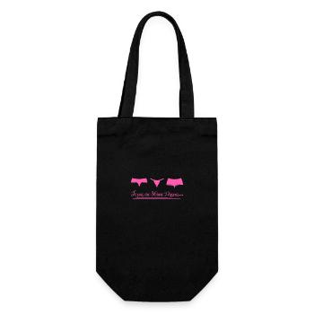 JE SUIS AU 36ÈME DESSOUS (lingerie) ! - Sac à bouteille - noir - Devant