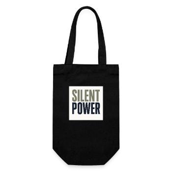 Silent Power – La Force Tranquille - Sac à bouteille - noir - Devant