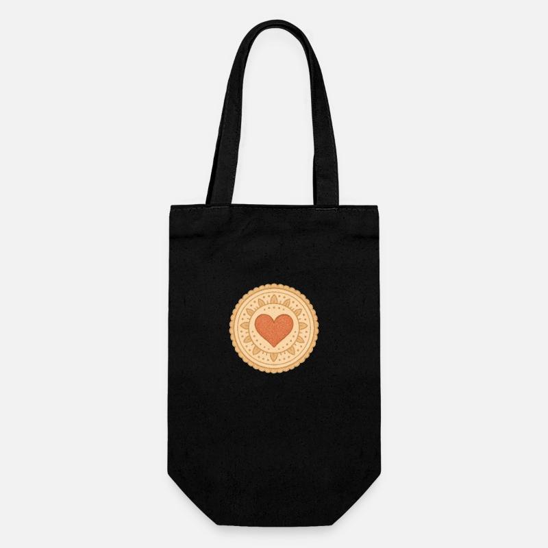Mandala - Geschenkbeutel für Flaschen - Schwarz