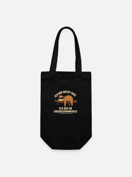 Je ne suis pas paresseux, je suis en mode d’économie d’énergie - Sac à bouteille - noir
