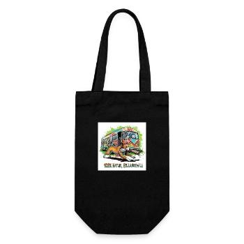 Chemise Camperliebe 50+ – T-shirt de camping parfait - Sac à bouteille - noir - Devant