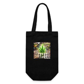 34 - Geschenkbeutel für Flaschen - Schwarz - Vorne