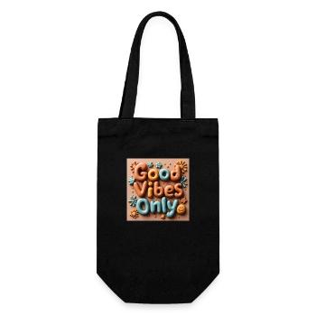 Des ondes positives Un quotidien rayonnant - Sac à bouteille - noir - Devant