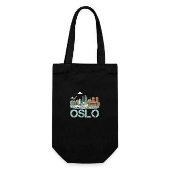 Ville d’Oslo - Sac à bouteille - noir - Devant