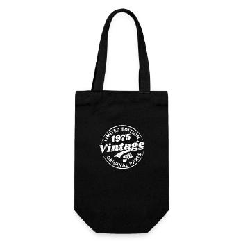 Limitierte Auflage 1975 Jahrgang alle Originalteile - Geschenkbeutel für Flaschen - Schwarz - Vorne