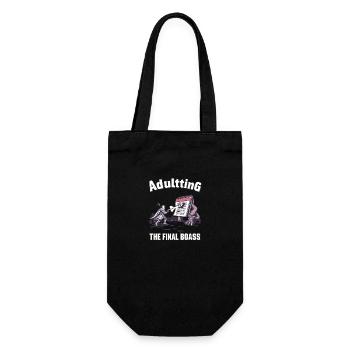 Final Fight Calendar - Gift Bag for Bottles - black - Front