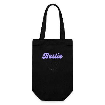 Beast - Friendship - Hands - Gift Bag for Bottles - black - Front