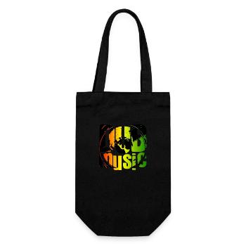 Dub music - Geschenkbeutel für Flaschen - Schwarz - Vorne