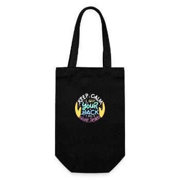 Massage Therapy shirt: "I Am A Massage Therapist - Gift Bag for Bottles - black - Front