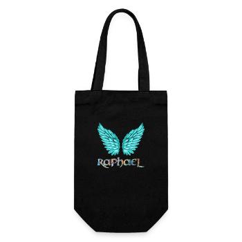 erzengel raphael e 120 - Geschenkbeutel für Flaschen - Schwarz - Vorne