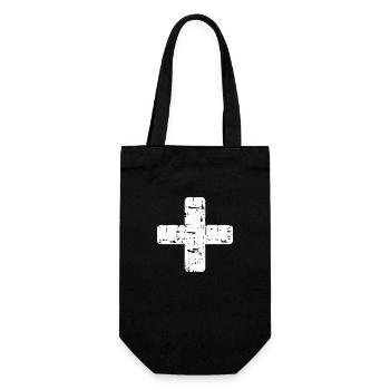 SWITZERLAND SWISS FLAG - Gift Bag for Bottles - black - Front