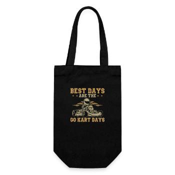 Go Kart - Gift Bag for Bottles - black - Front