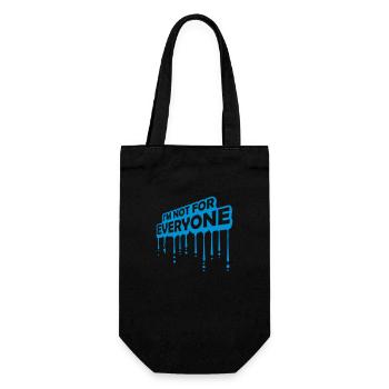 Im not for everyone - Gift Bag for Bottles - black - Front