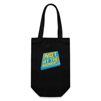 Not much going on - Geschenkbeutel für Flaschen - Schwarz - Vorne