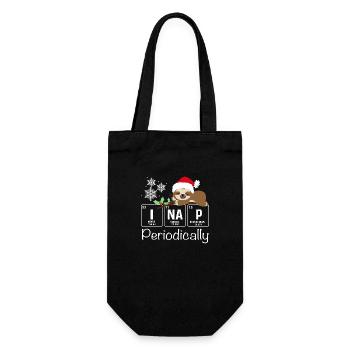 Je fais la sieste périodiquement chemise de sommeil paresseux de sommeil - Sac à bouteille - noir - Devant