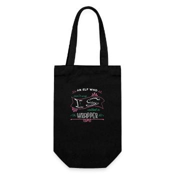 blague de geek blagues maladroites de queue de fée géniales - Sac à bouteille - noir - Devant