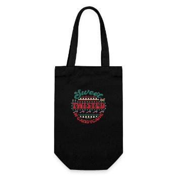 Sweet but twisted - Gift Bag for Bottles - black - Front