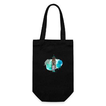 Augsbourg Allemagne City Skyline Splash Coloré - Sac à bouteille - noir - Devant