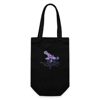 Hip hop Music blues pop rock dance breakdance - Gift Bag for Bottles - black - Front