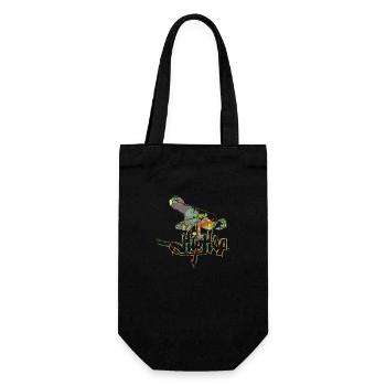 Hip hop Music blues pop rock dance breakdance - Gift Bag for Bottles - black - Front