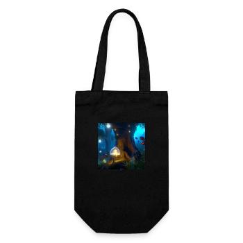 Magical forest - Gift Bag for Bottles - black - Front