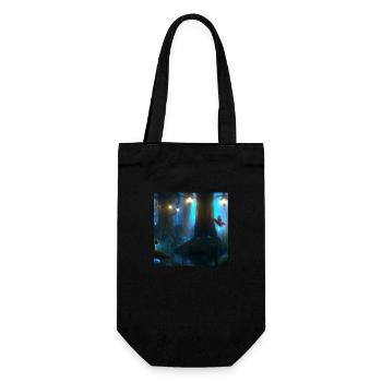 Magical forest - Gift Bag for Bottles - black - Front