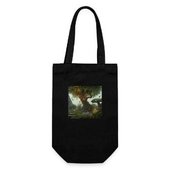 Magical forest - Gift Bag for Bottles - black - Front