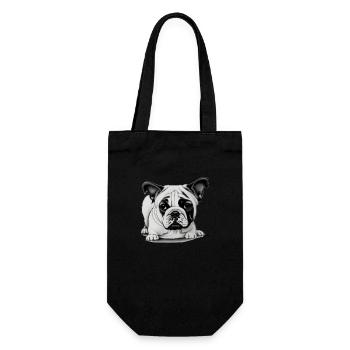 Bulldog Français Chien anglais 6 - Sac à bouteille - noir - Devant