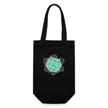 All Alien I Don't Speak Human Geek Birthday Present - Gift Bag for Bottles - black - Front