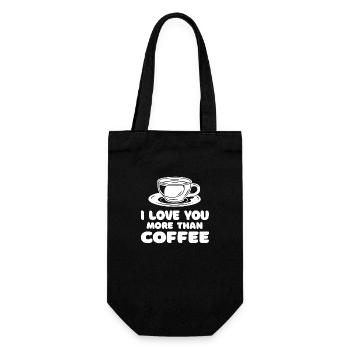 Coffee Gift Coffee Cup Caffeine Coffee Bean - Gift Bag for Bottles - black - Front