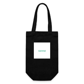 2 1 - Geschenkbeutel für Flaschen - Schwarz - Vorne