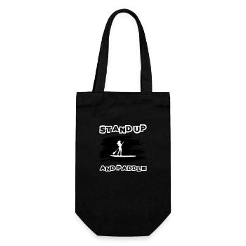 Skateboard SUP Surfing - Gift Bag for Bottles - black - Front