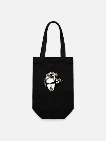 Ludwig van Beethoven - Geschenkbeutel für Flaschen - Schwarz