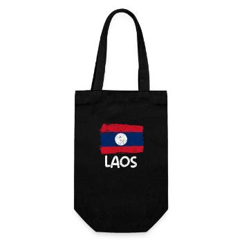 Laos Laos Laotian Fille Robe Lao I Cadeau - Sac à bouteille - noir - Devant