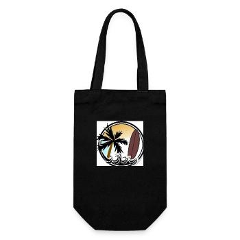 Surf et Soleil - Sac à bouteille - noir - Devant