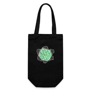 funny quote sayings camping quote present idea - Geschenkbeutel für Flaschen - Schwarz - Vorne