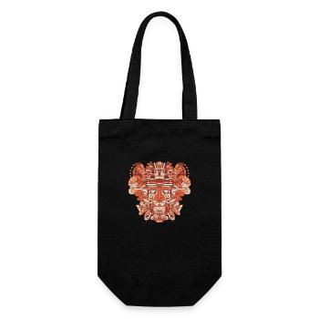 Motif Inca - Sac à bouteille - noir - Devant