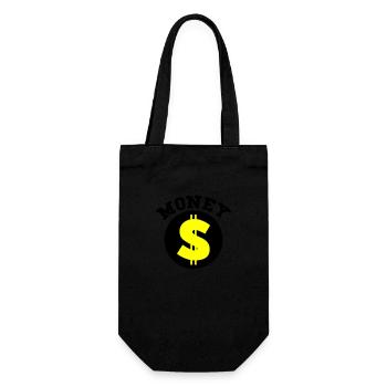 Money - Gift Bag for Bottles - black - Front