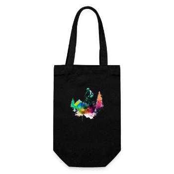 Mountain biking Johann - Gift Bag for Bottles - black - Front