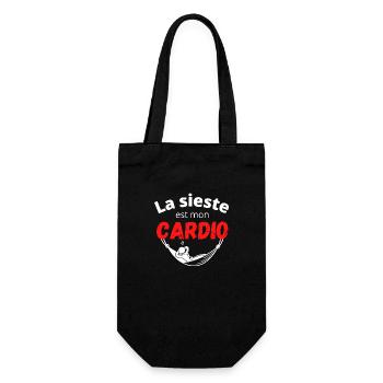 La sieste est mon cardio ! Sport hamac - Sac à bouteille - noir - Devant