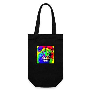 A010 - Geschenkbeutel für Flaschen - Schwarz - Vorne