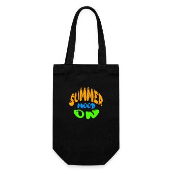 Summer Mood On - Gift Bag for Bottles - black - Front
