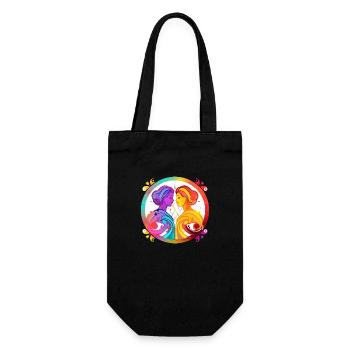 Lo et Li Les gémeaux - Sac à bouteille - noir - Devant